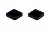 картинка DS1042-02 FK (SWT-9S*), Колпачок квадратный черный для тактовой кнопки 12 x12мм