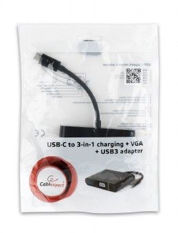 Переходник Cablexpert A-CM-VGA3in1-01