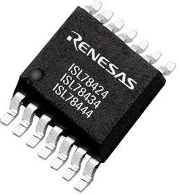 картинка ISL78444AVEZ-T7A, MOSFET Driver, AEC-Q101, High Side and Low Side, 8V to 18V Supply, 4A Out, 45ns Delay, HTSSOP-14