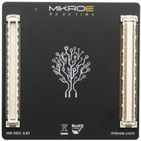 картинка MIKROE-3523, Add-On Board, MikroE MCU Card 7, STM32F030RC MCU, 2 x 168-Pin Mezzanine Connector