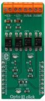 картинка MIKROE-3319, Add-On Board, Opto 3 Click Board, 4 x Solid State Relays, Optically Isolated, MikroBUS