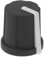 1109, CONTROL KNOB, TPE, D-SHAFT, 17.5MM