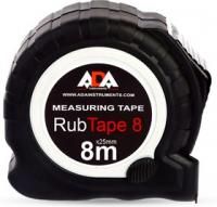 картинка Рулетка ADA RubTape 8 сталь, с двумя стопами, 8 м