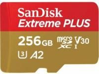 SDSQXBZ-256G-GN6MA, Флеш-накопитель Sandisk Карта памяти Sandisk Extreme Plus microSDXC 256GB + SD Adapter + Rescue Pro