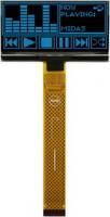 MCOT128064U1V-BM, Графический OLED дисплей, 128 x 64 пикселей, Синий на Черном, 3В, I2C, Параллельный, SPI