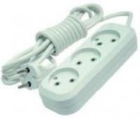 Удлинитель 3х3м без заземл. 10А IP20 Makel MGP123