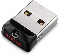 SDCZ33-016G-G35(B35), Флэш-диск 16 Gb Cruzer Fit Black USB 2.0