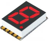 DSM7TA39101T, 7-сегментный светодиодный дисплей, Красный, 20 мА, 2 В, 90 мкд, 1, 9.91 мм