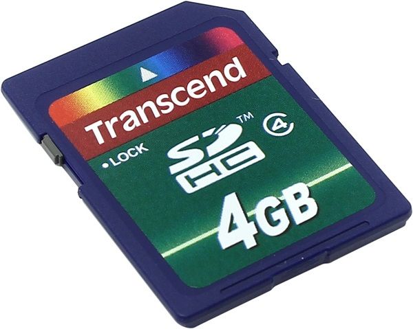 Карта памяти transcend sdhc 16 гб