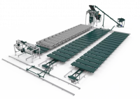 Конвеерная линия для производста газобетона со струнной резкой РТМ-100КА