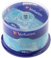 Verbatim 43351 CD-R DL CB/50 700MB, Записываемый компакт-диск (упаковка из 50)