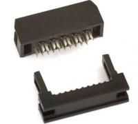 картинка IDC2-10F (DS1017-10-N), Розетка 2.0мм на шлейф 10 pin без фиксатора кабеля