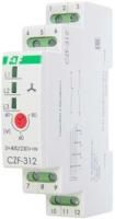 картинка Реле контроля и наличия фаз CZF-312 (монтаж на DIN-рейке 35мм, регулировка порога, без задержки отключения, 3х400/230+N 2х8А 1Z 1R IP20) F&F
