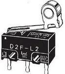 картинка D2FL2A, Микропереключатель с лапкой