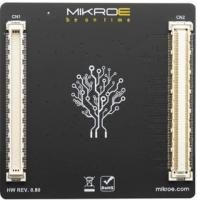 картинка MIKROE-3530, Add-On Board, MikroE MCU Card 19, STM32F031C6 MCU, 2 x 168-Pin Mezzanine Connector