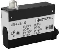 картинка MTB4-MS7103, Выключатель концевой, 10A, IP54, плунжер укороченный