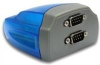 USB-2COM, 2-портовый преобразователь USB в RS-232