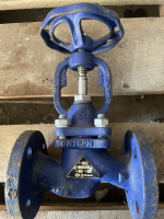 Клапан запорный стальной, Zetkama 215F-025-E01 Ду 25 Ру40