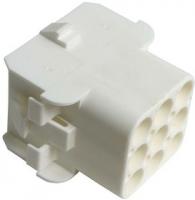 350782-1, Корпус разъема Universal MATE-N-LOK, розетка 9PIN, Matrix (Nylon, UL 94V-0) без контактов