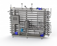Трубчатая пастеризационно-охладительную установка для молока производительностью 3 000 литров в час, П8-ОПО-0,5-М