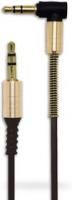 BS3010, Кабель Jack 3.5 mm г-образная вилка - Jack 3.5 вилка, черный, стерео-аудио, 0.95 м