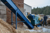 Транспортер скребковый L-образный, 8 м
