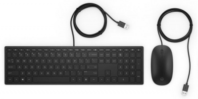 Клавиатура и мышь HP 400 Black USB