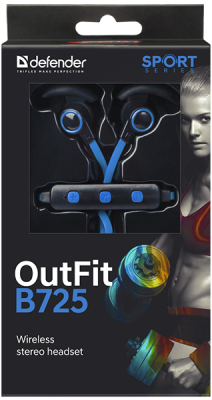 Наушники беспроводные Defender OutFit B725