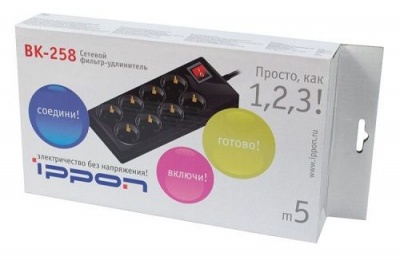 Сетевой фильтр Ippon BK-258