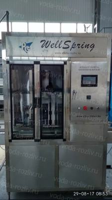 Линия розлива воды в бутыли 19 л, QGF-300 WellSpring