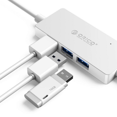 Концентратор USB 3.0 Orico HS4U-U3-WH
