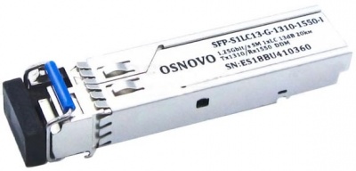 Модуль SFP OSNOVO SFP-S1LC13-G-1310-1550-I