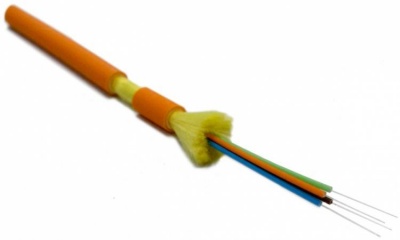 Кабель волоконно-оптический Hyperline FO-DT-IN-50-4-LSZH-OR