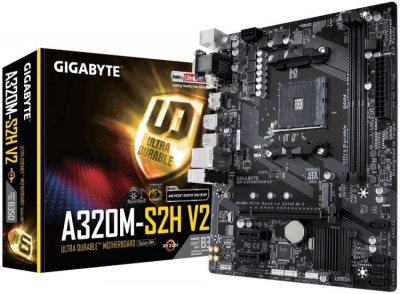 Материнская плата mATX GIGABYTE GA-A320M-S2H V2