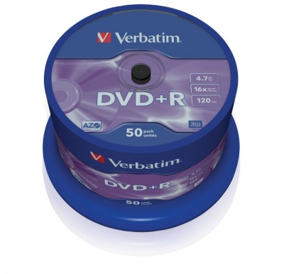 Диск DVD+R Verbatim 43550