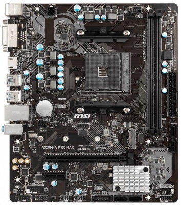 Материнская плата mATX MSI A320M-A PRO MAX