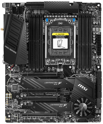Материнская плата ATX MSI TRX40 PRO WIFI