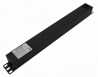 Блок розеток 19, 8 розеток Hyperline SHE19-8IEC-S-IEC