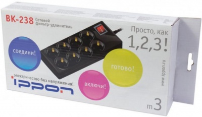 Сетевой фильтр Ippon BK-238