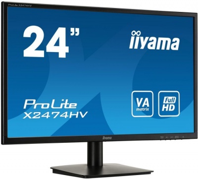 Монитор 23.6 Iiyama ProLite X2474HV-1
