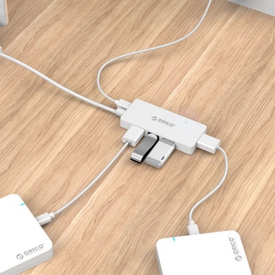 Концентратор USB 3.0 Orico HS4U-U3-WH