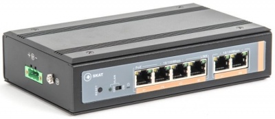 Коммутатор неуправляемый Бастион SKAT PoE-IN-4E-2E