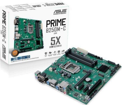 Материнская плата mATX ASUS PRIME B250M-C