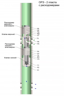 Клапан скважинный электроуправляемый, Литан-89