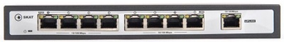 Коммутатор неуправляемый Бастион SKAT PoE-8E-1E