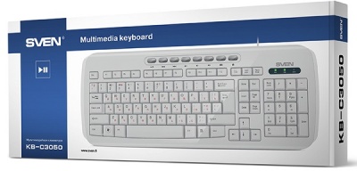 Клавиатура Sven KB-C3050 White USB