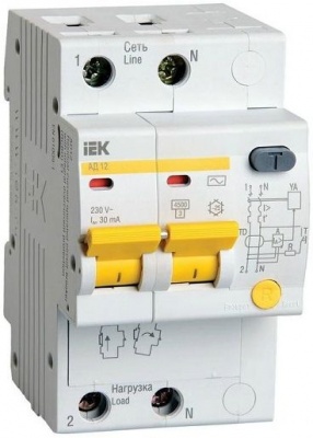 Автомат дифференциальный IEK MAD10-2-050-C-030