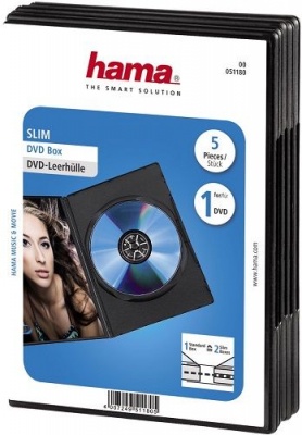 Коробка для CD/DVD HAMA 1CD/DVD H-51180