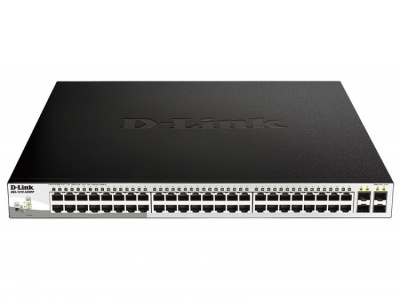 Коммутатор PoE D-link DGS-1210-52MPP/E1A