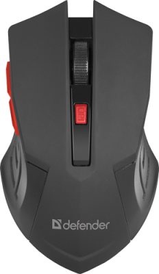 Мышь Wireless Defender Accura MM-275 Black-Red